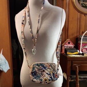 Vera Bradley Small Crossbody And Lanyard